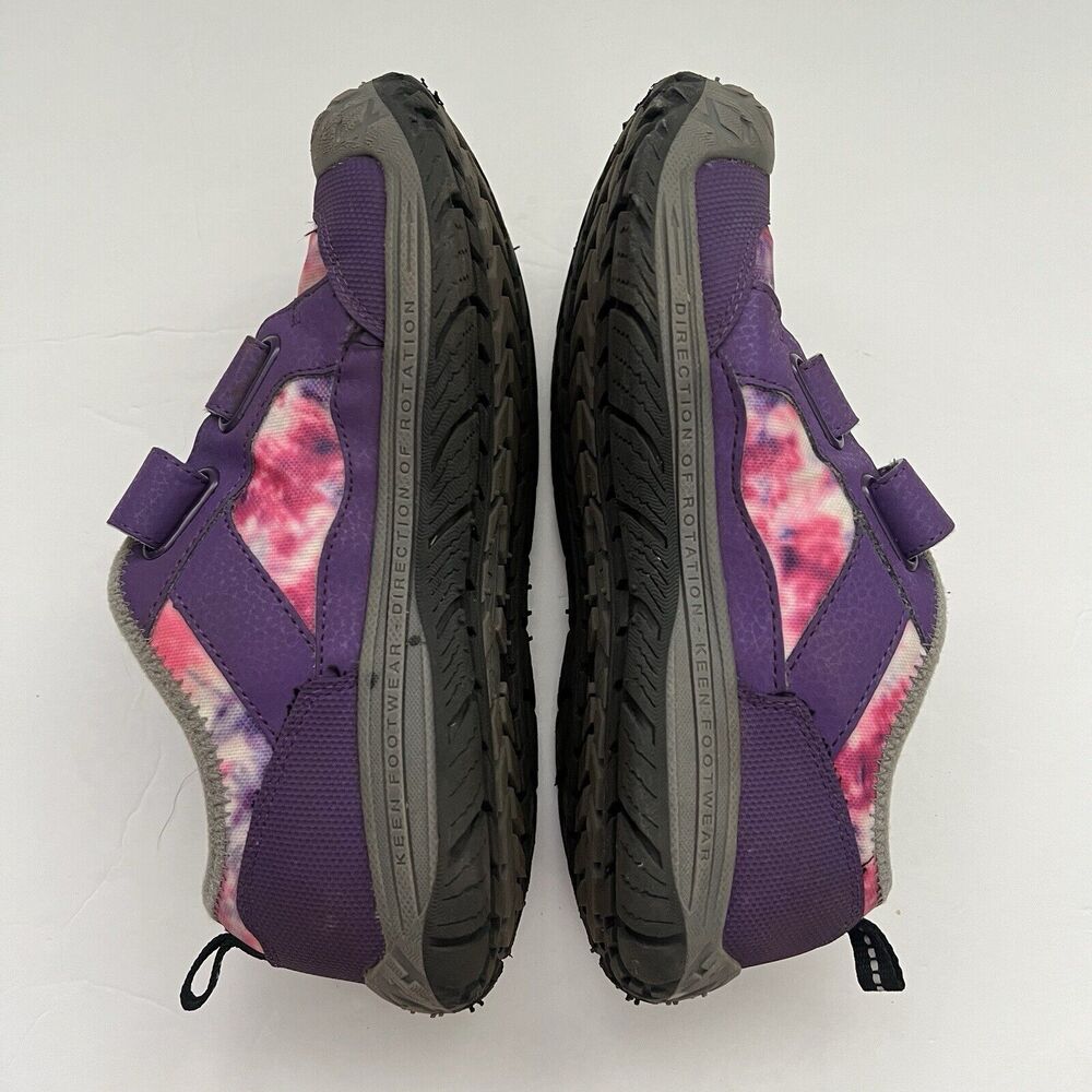 Keen Kids Purple and Pink Tie-Dye Velcro Sneakers - Picture 11 of 11